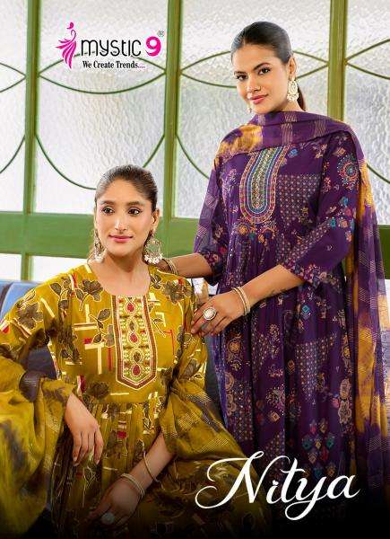 Mystic9 nitya vol 2 Surat market kurtis