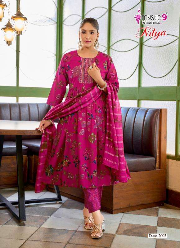 Mystic9 nitya vol 2 Surat market kurtis