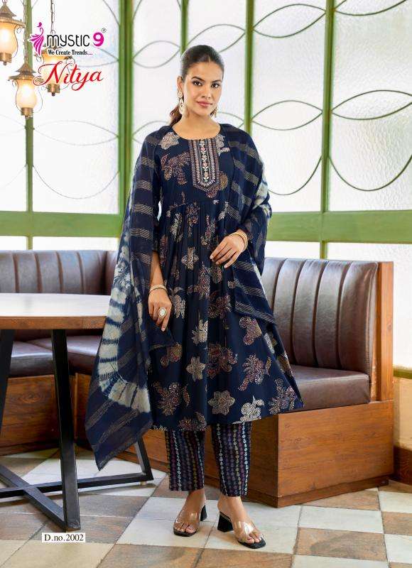 Mystic9 nitya vol 2 Surat market kurtis