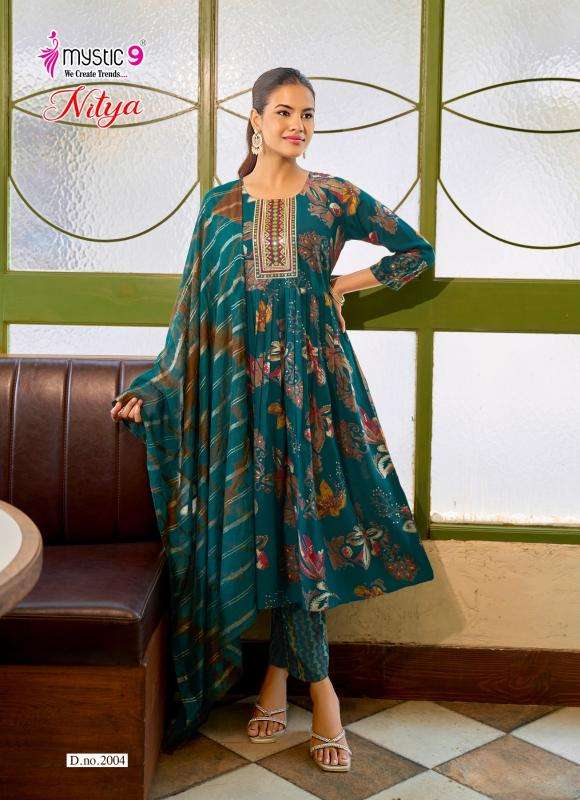 Mystic9 nitya vol 2 Surat market kurtis