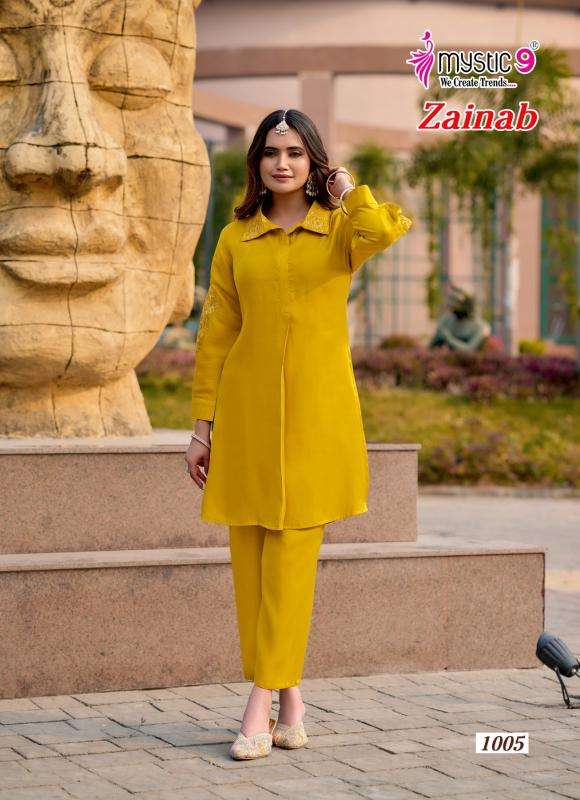 Mystic9 zainab kurti wholesale market in surat