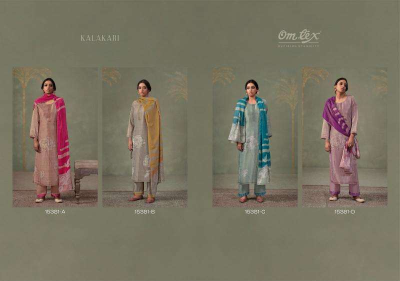 Omtex kalakari Surat cotton dress material wholesale