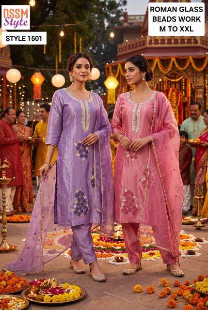 Ossm style 1501 Surat rayon kurti wholesalers