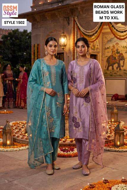 Ossm style 1502 Surat wholesale cotton kurtis