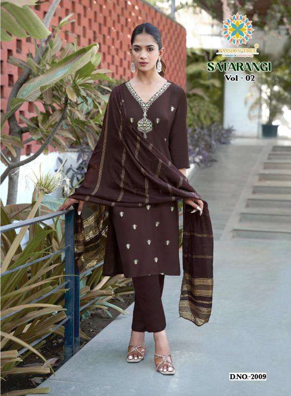 Passion tree satarangi vol-2 Kurti wholesalers in Bhavnagar