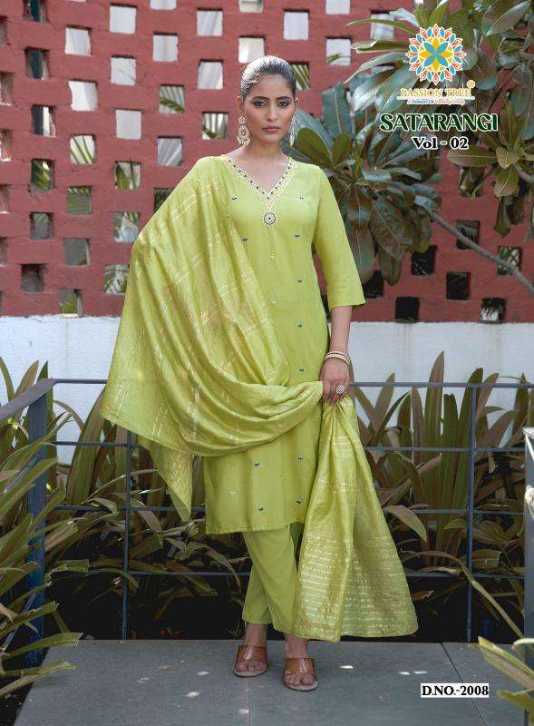 Passion tree satarangi vol-2 Kurti wholesalers in Bhavnagar