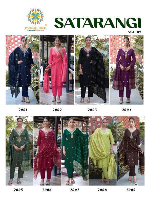 Passion tree satarangi vol-2 Kurti wholesalers in Bhavnagar