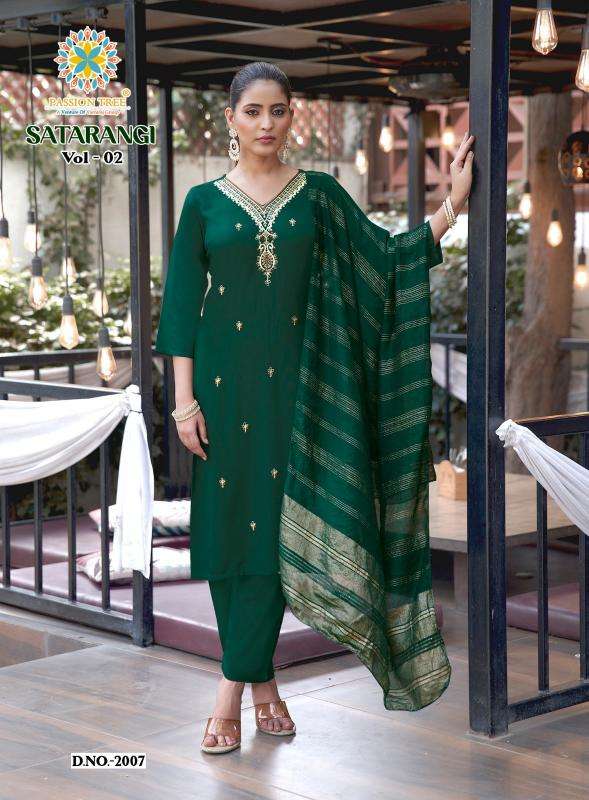 Passion tree satarangi vol-2 Kurti wholesalers in Bhavnagar