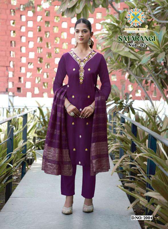 Passion tree satarangi vol-2 Kurti wholesalers in Bhavnagar