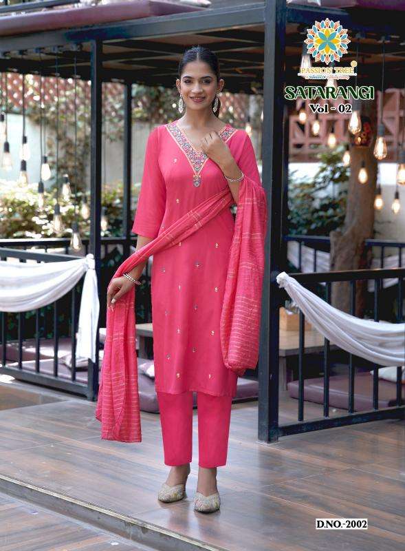 Passion tree satarangi vol-2 Kurti wholesalers in Bhavnagar