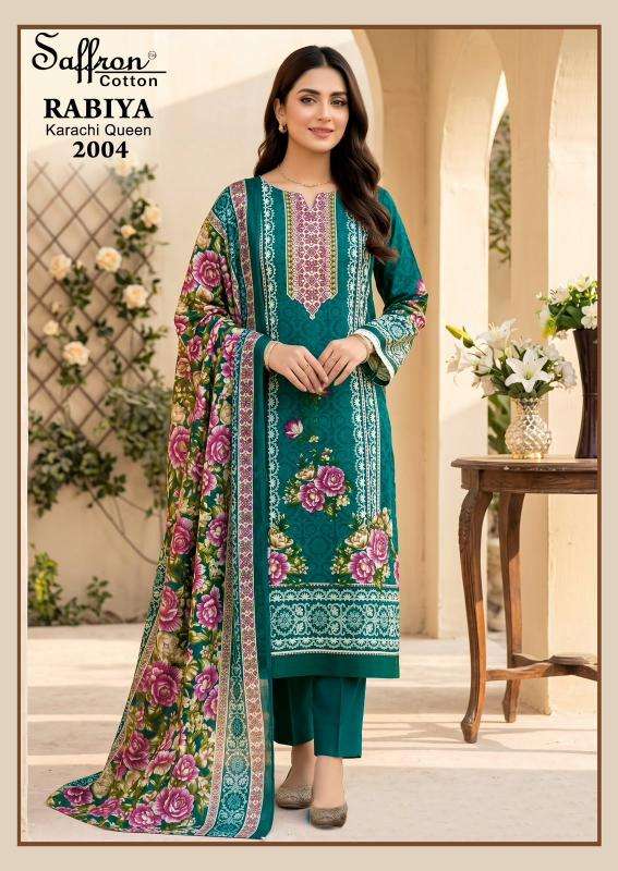 Saffron rabiya vol 2  Bulk dress fabric market in Valsad
