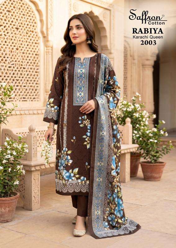 Saffron rabiya vol 2  Bulk dress fabric market in Valsad