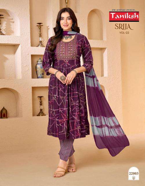 Taniksh srija vol 22 Ladies kurti suppliers in Kadodra