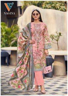 Vandana nagina vol-12 Bulk dress material market in Rajkot