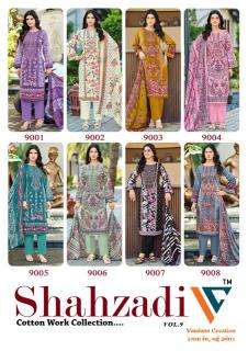 Vandana shahzadi vol-9 Cheap dress materials in Rajkot