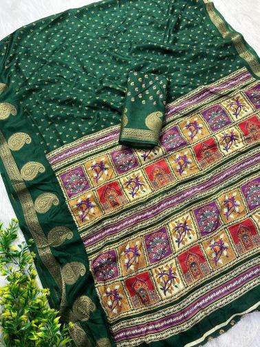 Vastrangan  wholesale bandhani saree shop in jamnagar