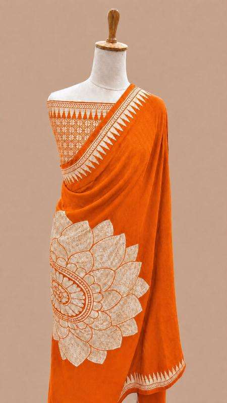 Akshara soft georgette Cheap saree market in Ahmedabad
