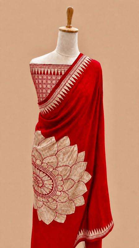 Akshara soft georgette Cheap saree market in Ahmedabad