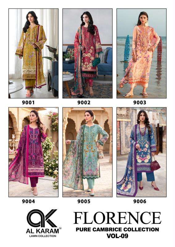 Al karam florence vol 9 Wholesale salwar kameez suppliers in Botad