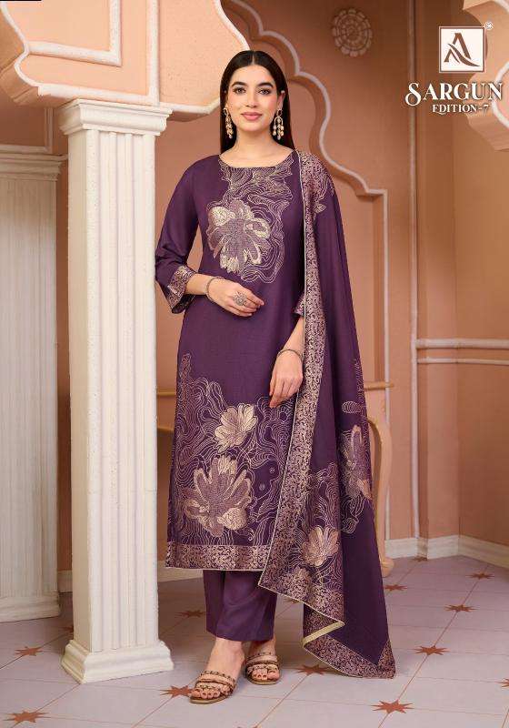 Alok sargun vol 7  Wholesale dress materials in Botad