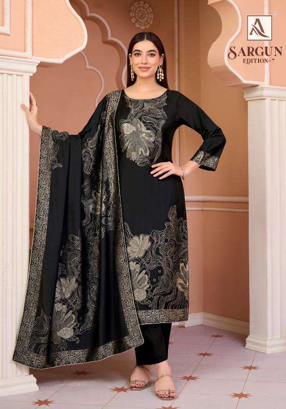 Alok sargun vol 7  Wholesale dress materials in Botad