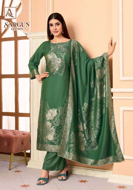 Alok sargun vol 7  Wholesale dress materials in Botad