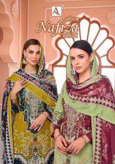 Alok suit nafiza-08 Dress material suppliers in Bhruch