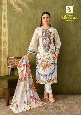 Alok suit rihaana vol 21 Dress material suppliers Botad