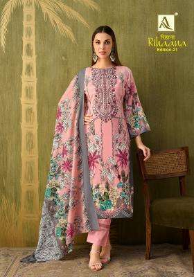 Alok suit rihaana vol 21 Dress material suppliers Botad