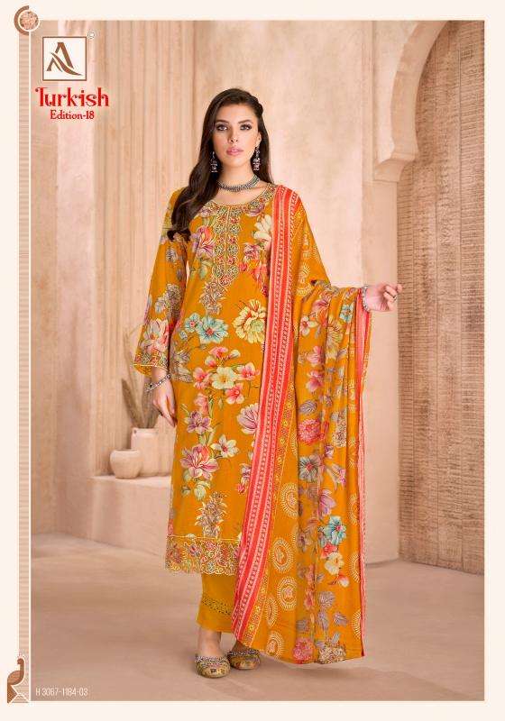 Alok suit turkish edition 18 Wholesale dress suppliers in Mahisagar
