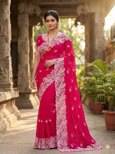 Astitva georgette  Best saree market in Dang