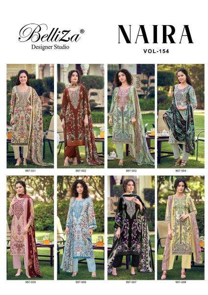 Belliza naira vol 154  Wholesale dress material suppliers in Kachchh