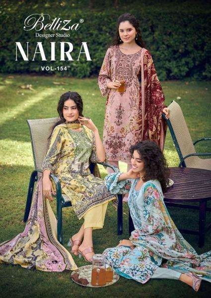 Belliza naira vol 154  Wholesale dress material suppliers in Kachchh