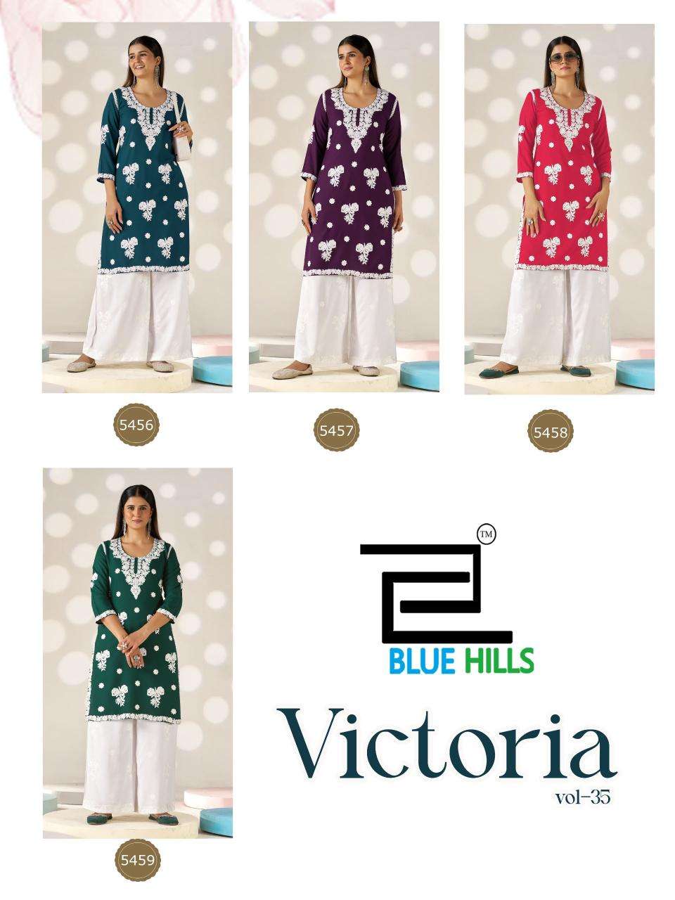 Blue hills victoria vol 35 Wholesale kurti suppliers in Bhruch