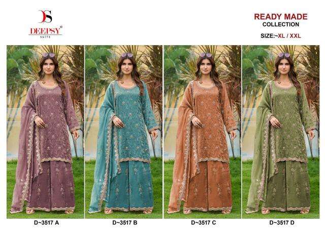 Deepsy ready to wear D-3517 wholesale kurti dealers in Kheda