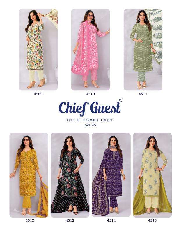 Deeptex chief guest vol 45 Dress material wholesalers Aravalli