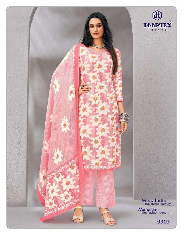 Deeptex miss india vol 99 Wholesale dress fabrics in Dang