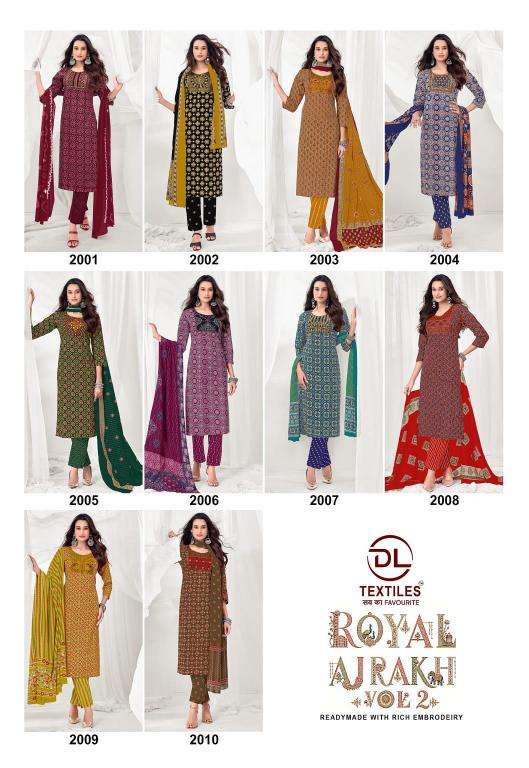 DL royal ajrakh vol-2  Wholesale kurti suppliers in Kheda