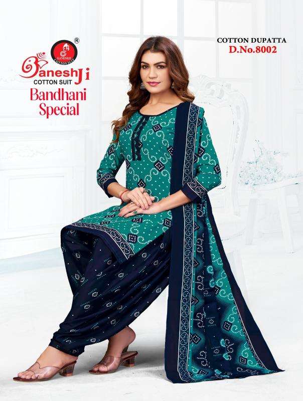 Ganeshji bandhani vol 8 Dress material suppliers in Anand