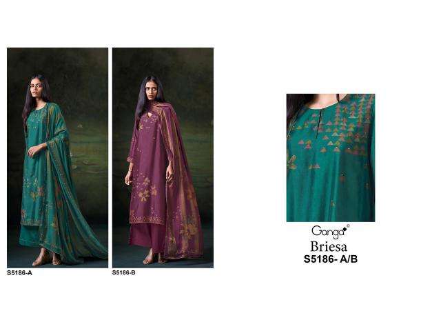 Ganga briesa 5186 Wholesale dress material distributors in Mehsana