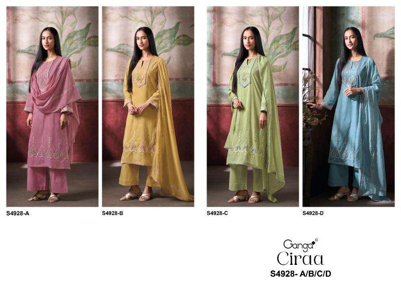 Ganga ciraa 4928 Wholesale fabric suppliers in Morbi