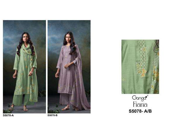 Ganga fiana 5078 Dress material wholesale dealers in Anand