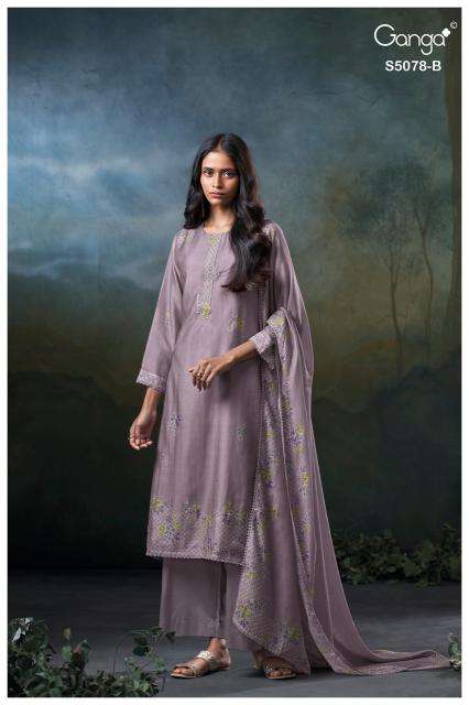 Ganga fiana 5078 Dress material wholesale dealers in Anand