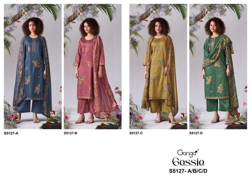 Ganga gessie 5127 Dress material suppliers in Morbi