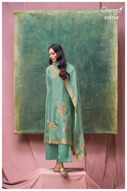 Ganga gineva 5373 Dress material wholesale market in Mehsana