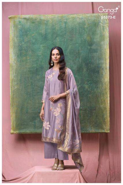 Ganga gineva 5373 Dress material wholesale market in Mehsana