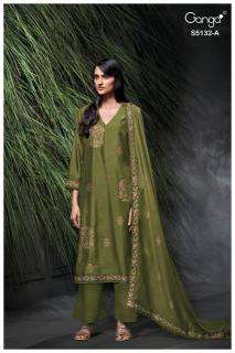 Ganga giulia 5132 Best dress material market in Gujarat