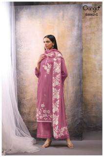 Ganga jivisha 5062 Khadi dress material wholesale market
