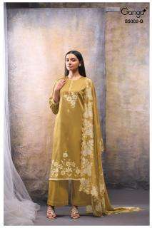 Ganga jivisha 5062 Khadi dress material wholesale market