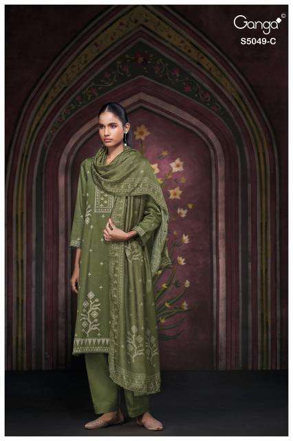 Ganga jolie 5049 Wholesale textile market in Bhavnagar